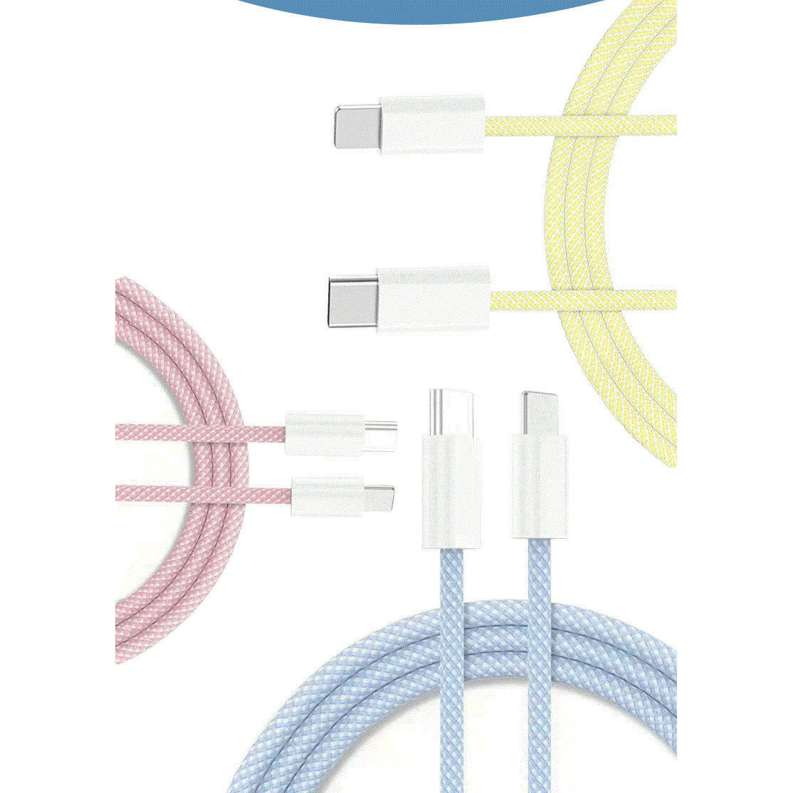 PBG Macaron USB-C TO C Cable's 3 (PD Type C to 8 Pin) Cheap Supply