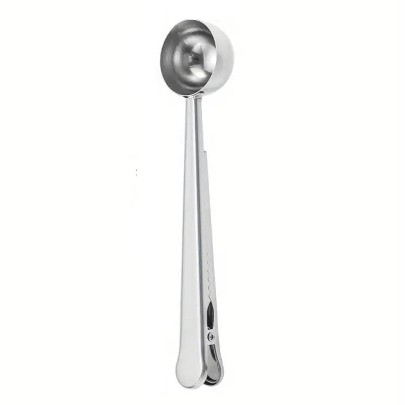 2-in-1 Stainless Steel Coffee Spoon and Sealing Clip Cheap Online Online