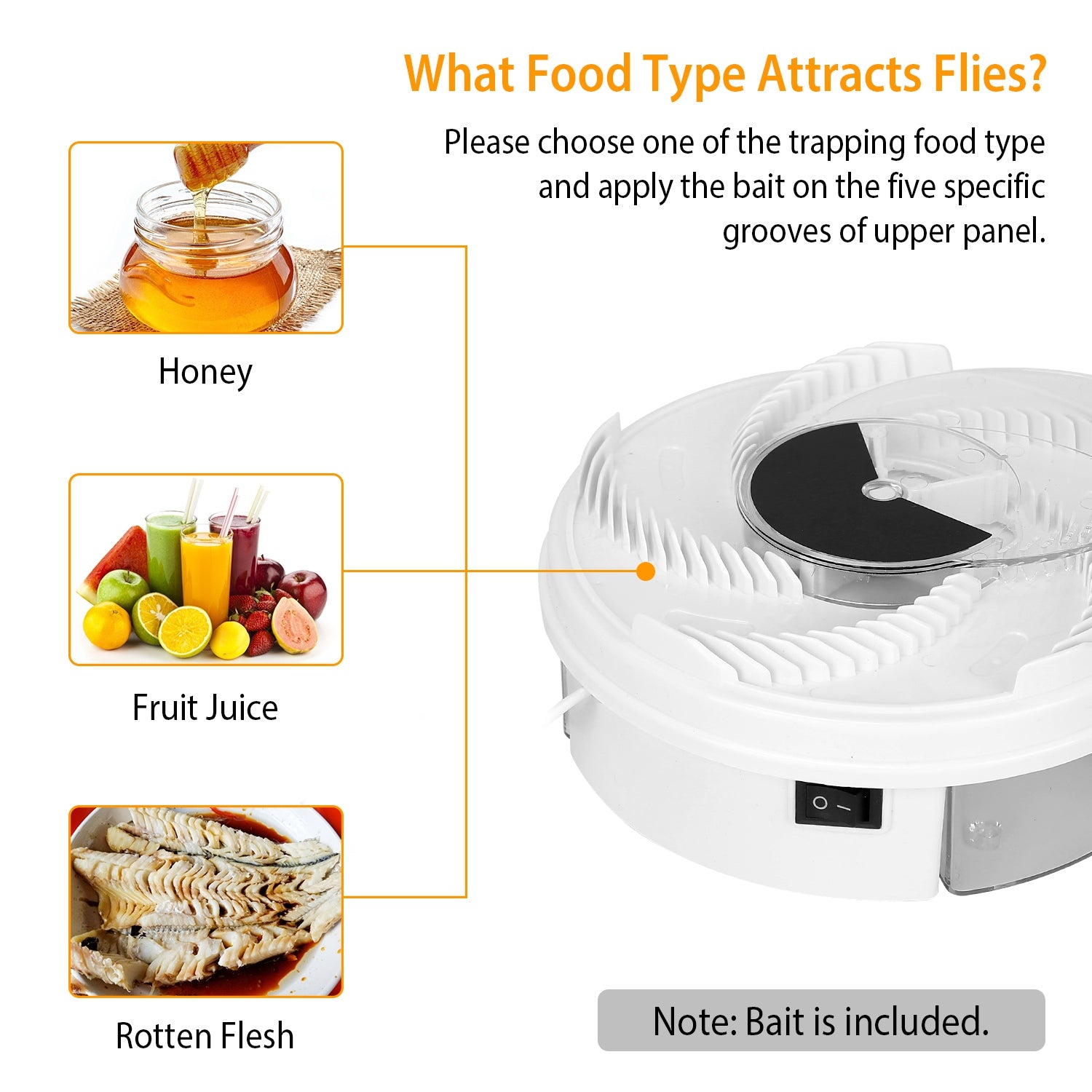 USB powered Electric Fly Trap Automatic Flycatcher Discount Cheap