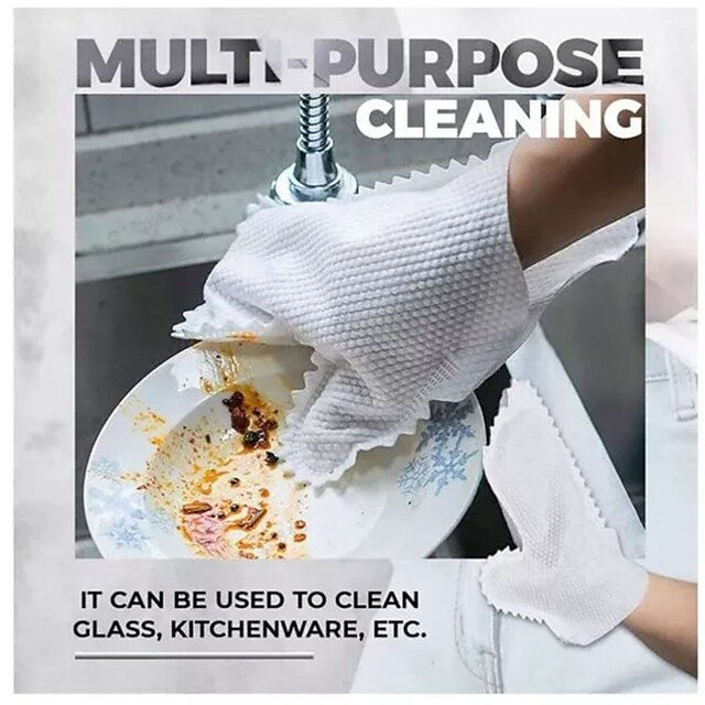 50-Pieces: Dust Cleaning Gloves Eco-friendly Disposable Gloves Outlet Locations Cheap Pice