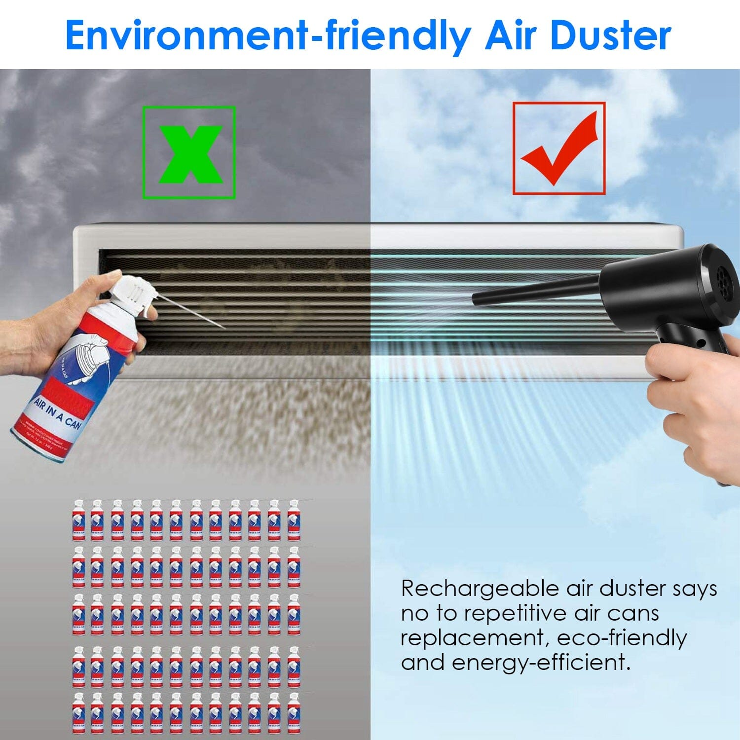 Electric Cordless Air Duster Blower for Computer Keyboard Buy Authentic Online