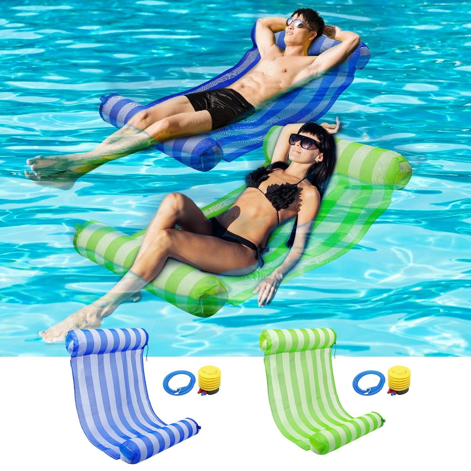 Swimming Pool Float Hammock Inflatable Free Shipping Low Cost