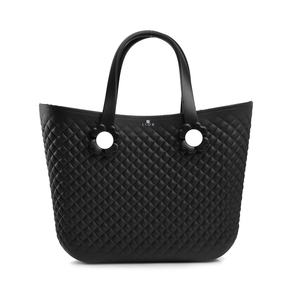 Lior Rubber Textured Large Tote Bag Sale Finishline