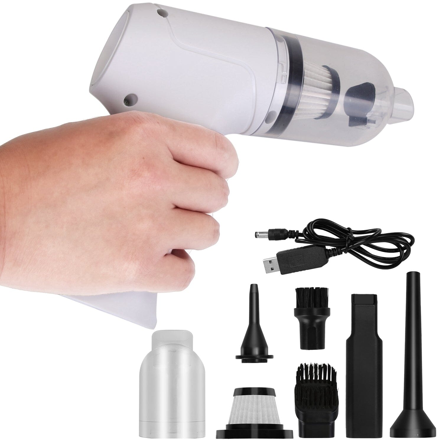 2-in-1 Cordless Vacuum Cleaner Compressed Air Duster Cheap Sale Amazing Pice