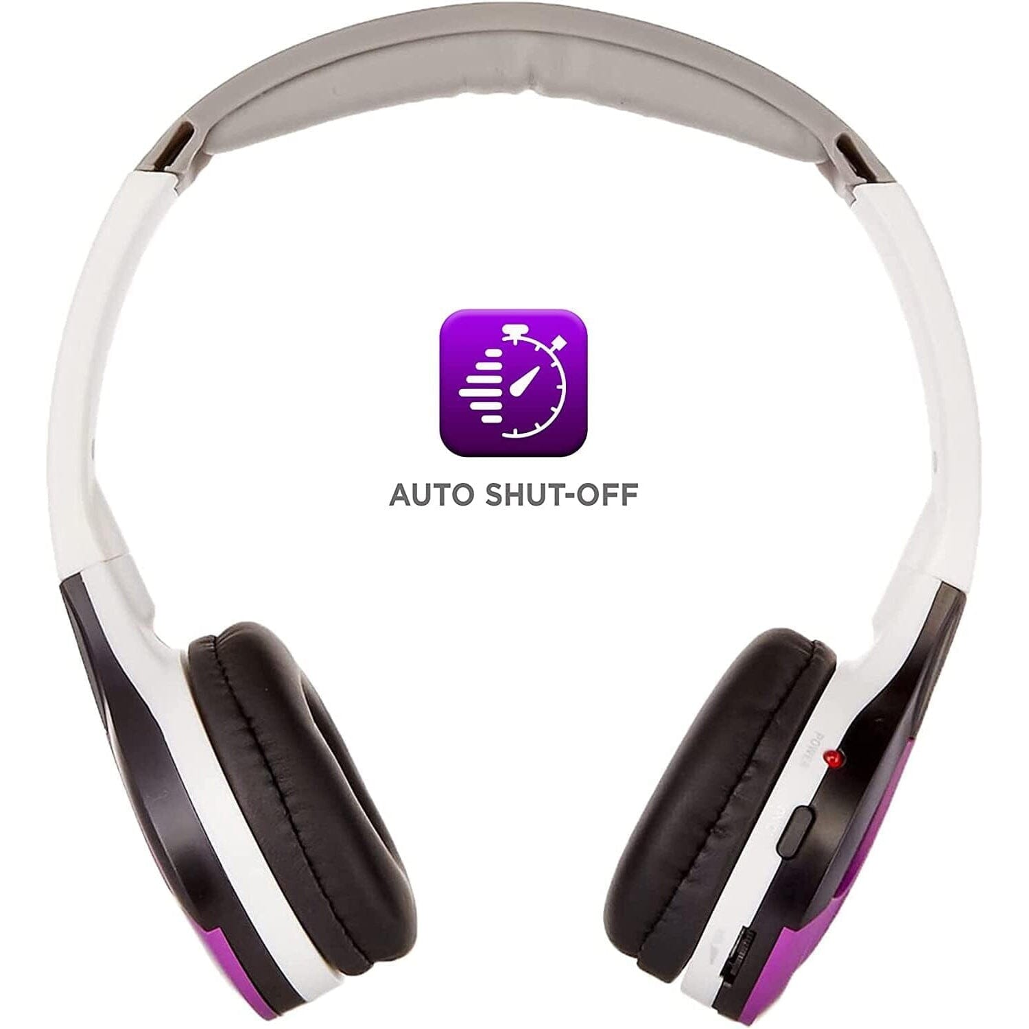 XO Vision IR630PR Universal IR Wireless Foldable Headphones - Bluetooth-Enabled Lightweight (Purple) Huge Surprise