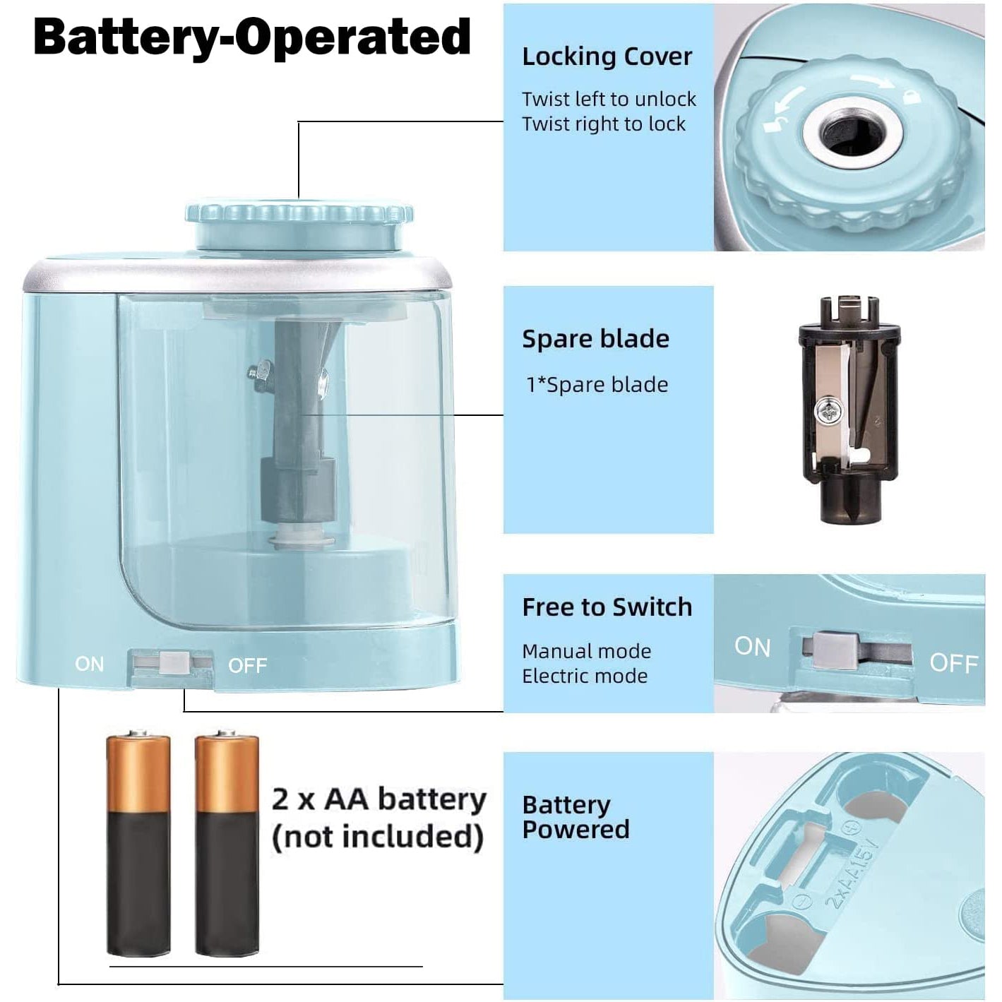 Portable Electric Pencil Sharpeners Discount Professional