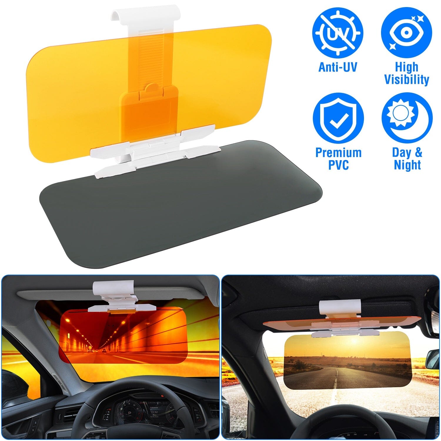 2-in-1 Sun Visor Extender with Adjustable View Angles Discount Nicekicks