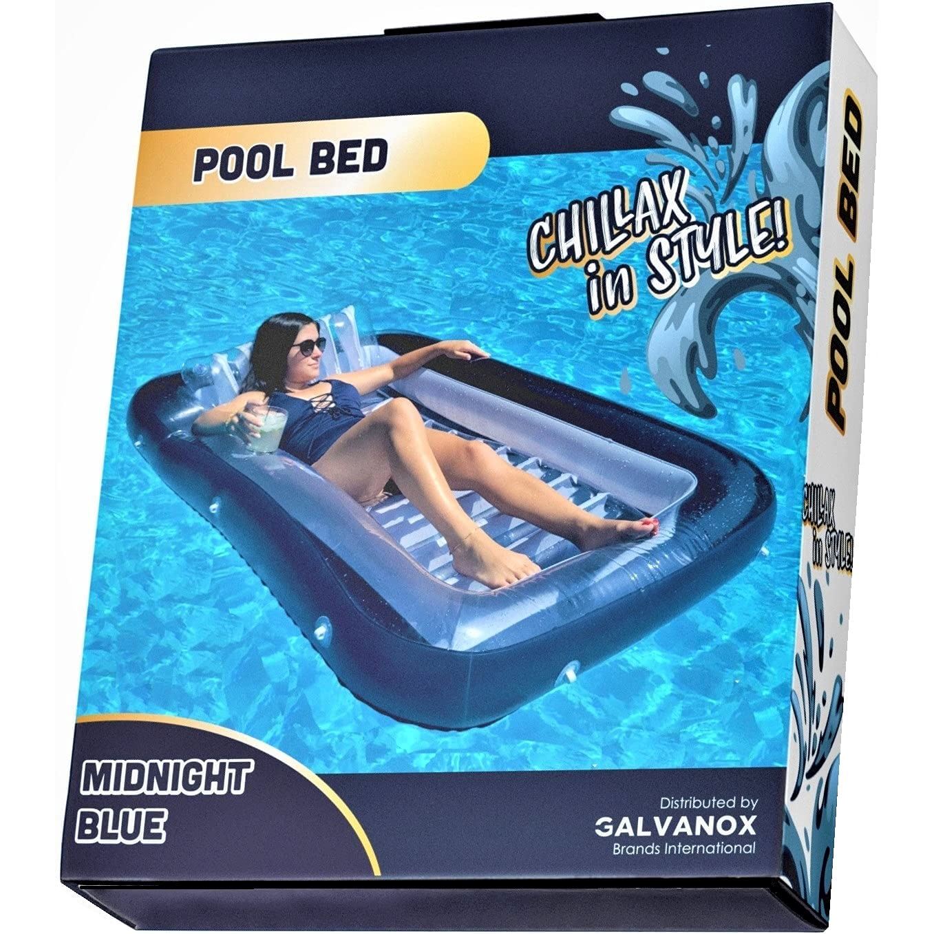 XL Floating Pool Bed, Inflatable Water Lounger Raft Cheap Pirce