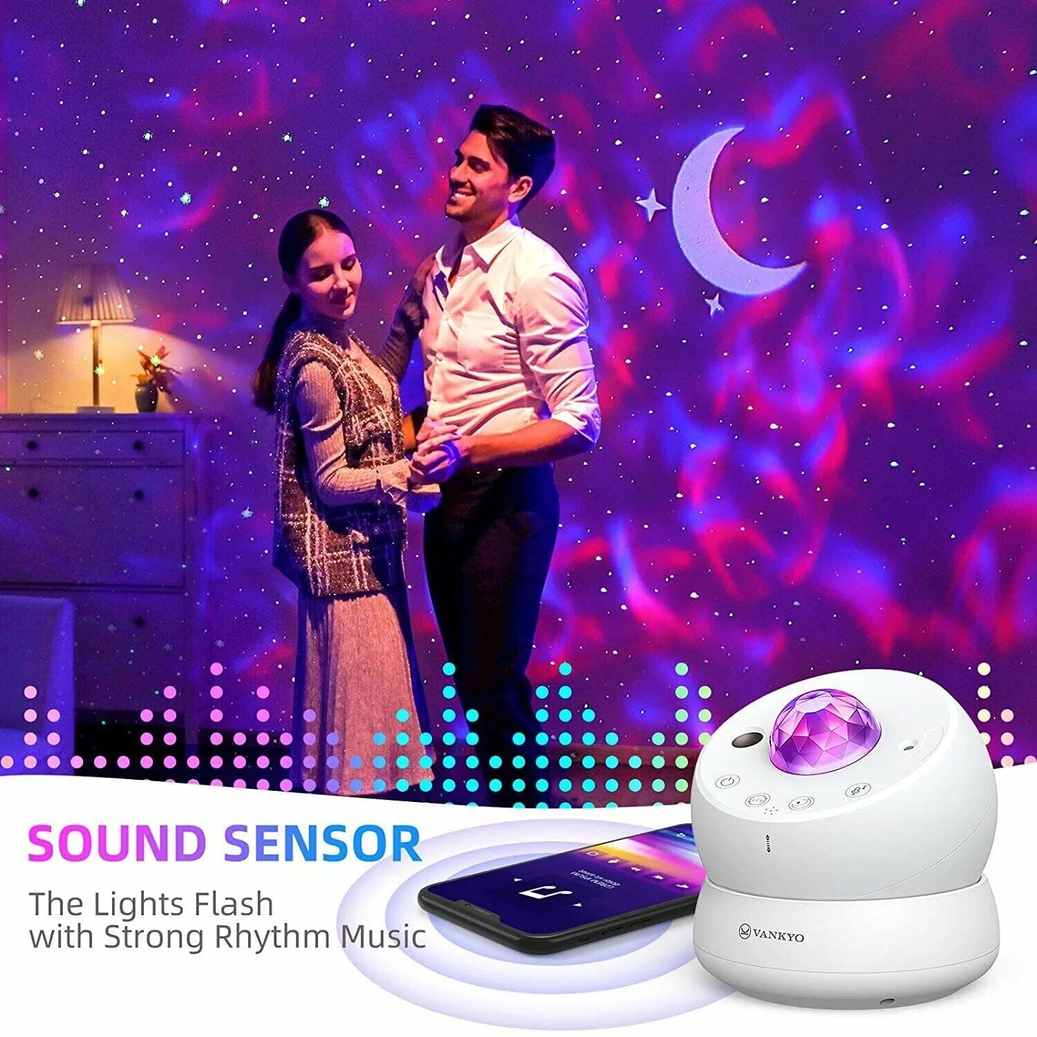 VANKYO Galaxy Smart Night Light Projector with APP and Voice Control With Mastercard Cheap Online