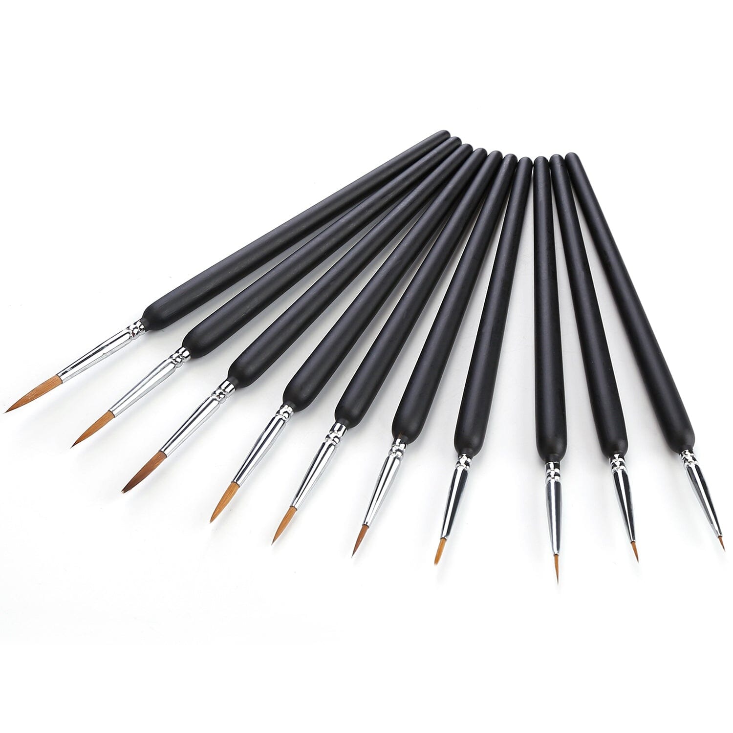 10-Piece: Miniature Detail Paint Brush Set Cheap Low Shipping