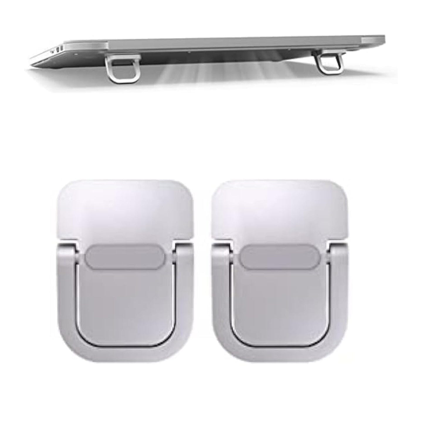 2-Pieces: Adjustable Invisible Notebook Computer Support Bracket Sale Supply