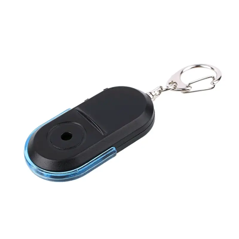 LED Whistle Key Finder Flashing Beeping Sound Control Alarm Anti-Lost Key Locator Finder Tracker With Key Ring 2025 Unisex For Sale