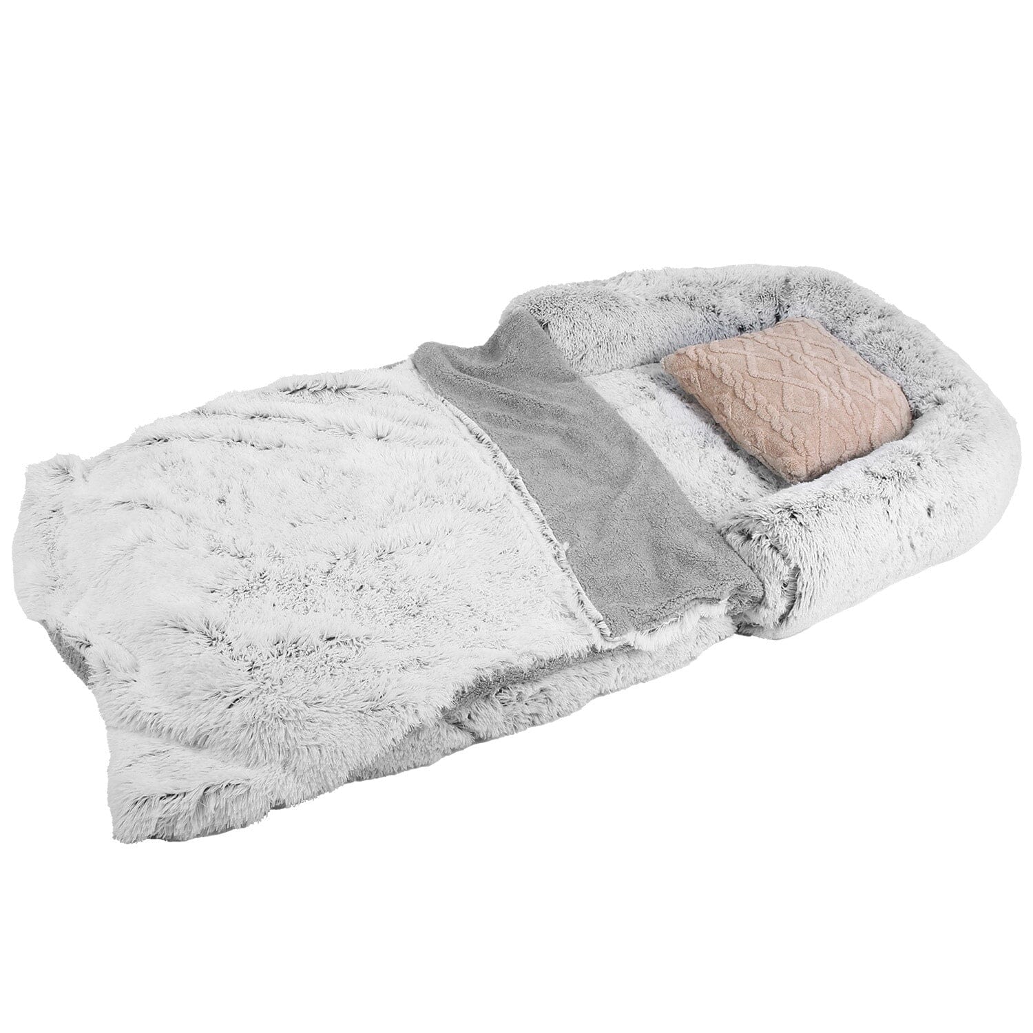 Napping Human-Sized Dog Bed Machine Washable Zipped Removable Cover Cheap Sale Many Kinds Of