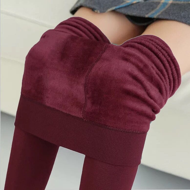 Women's Extra 220g Fleece Leggings High Waist Stretchy Warm Leggings (One Size) Buy Cheap Get Authentic