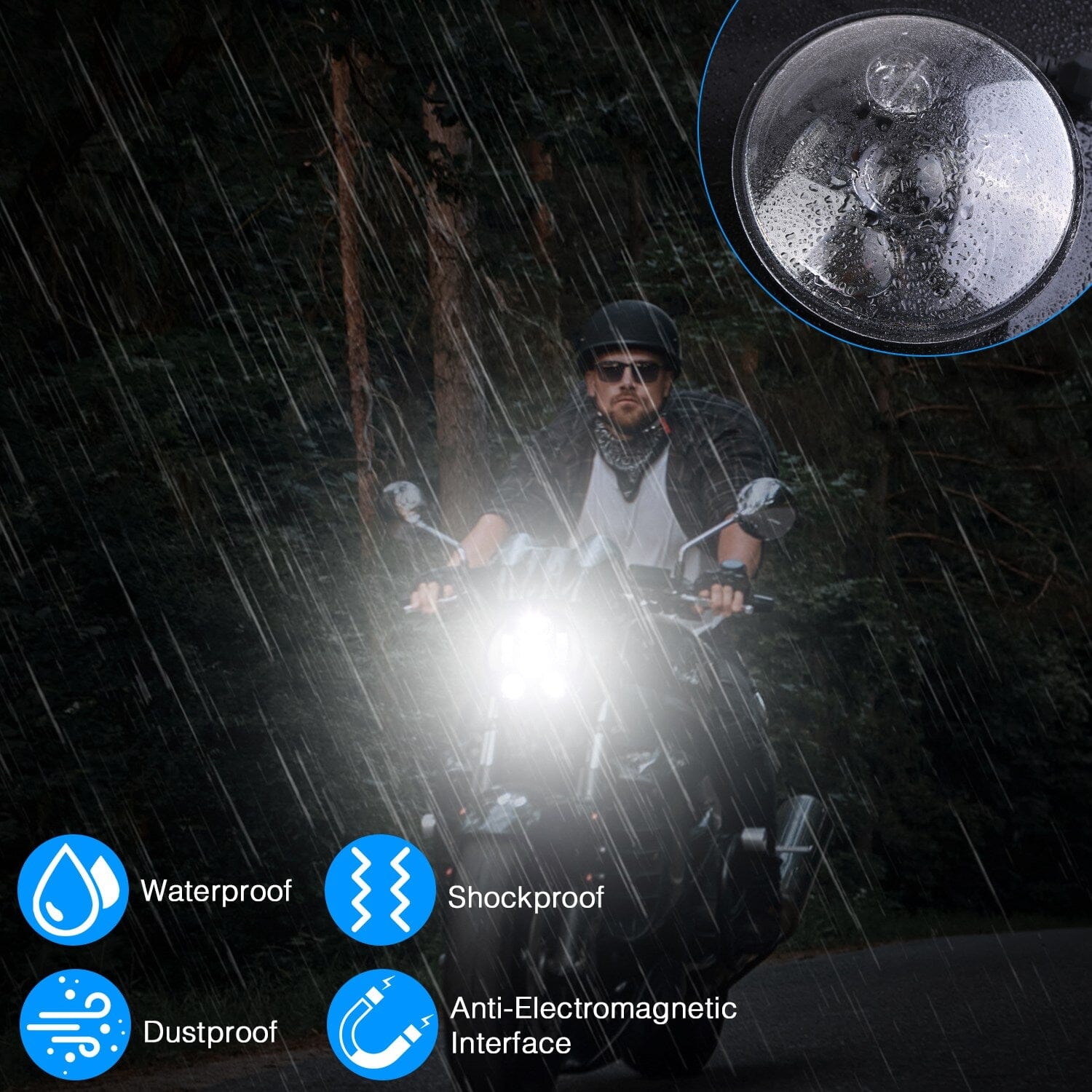 5.75-Inch LED Motorcycle Headlight Cheapest Pice Sale Online