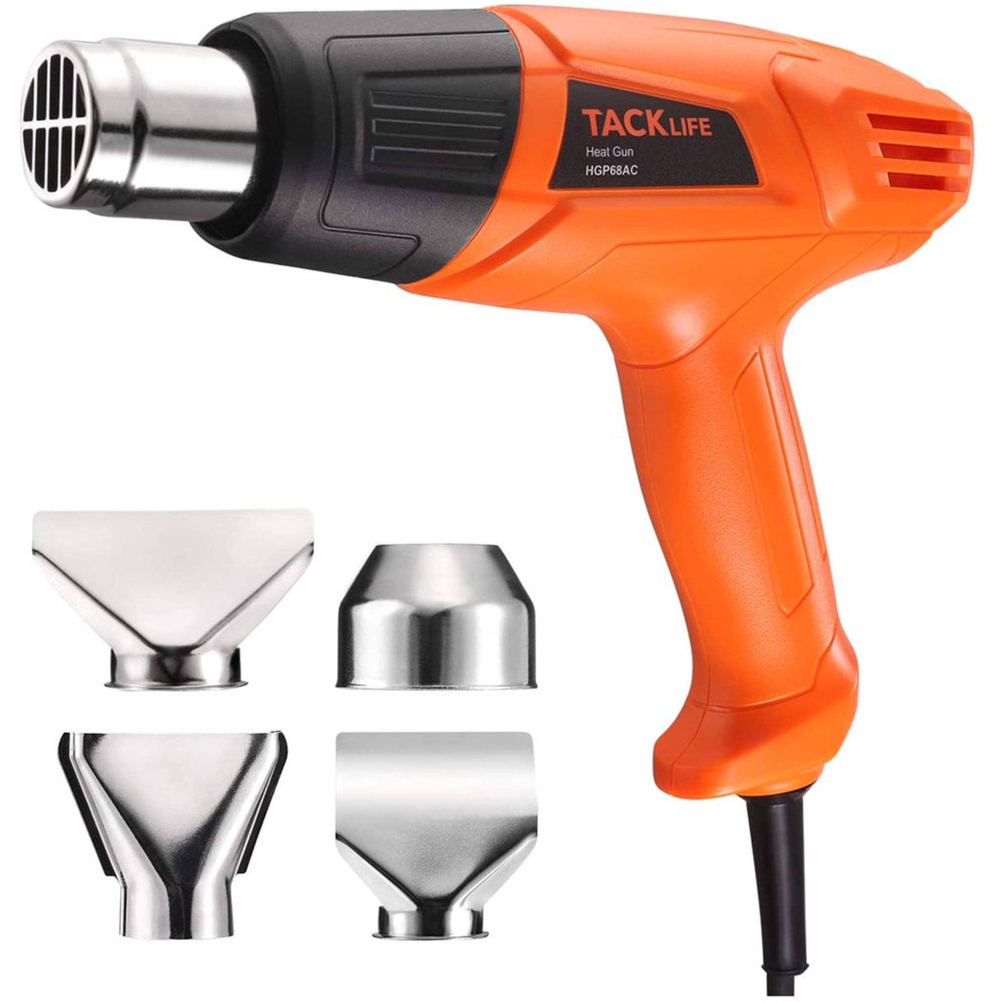 TACKLIFE Heat Gun 1500W 572°F~ 932°F Dual Temperature Hot Air Gun Kit Outlet Free Shipping Authentic