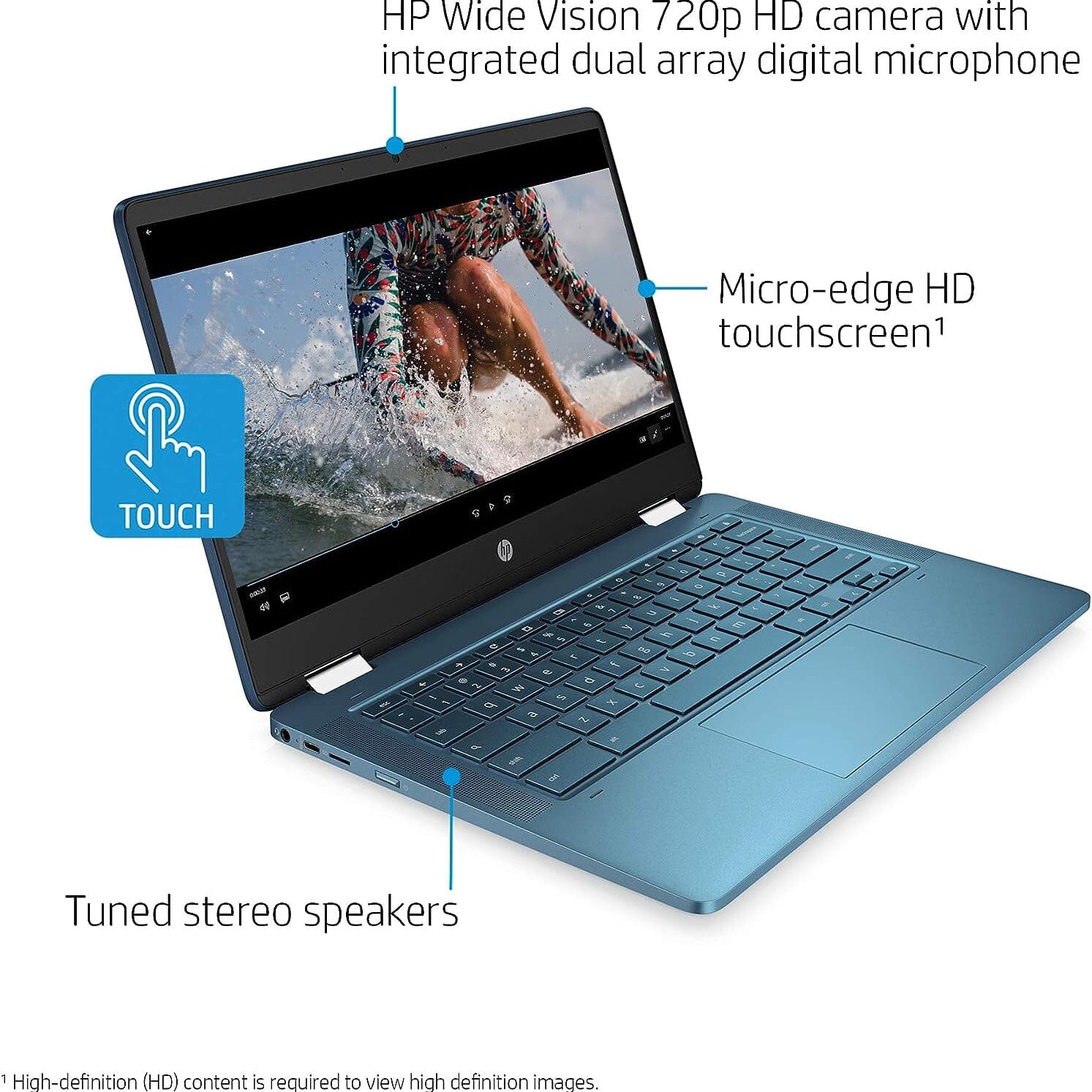 HP Laptop X360 14a Chromebook 14 HD Touchscreen (Refurbished) Best Wholesale Online