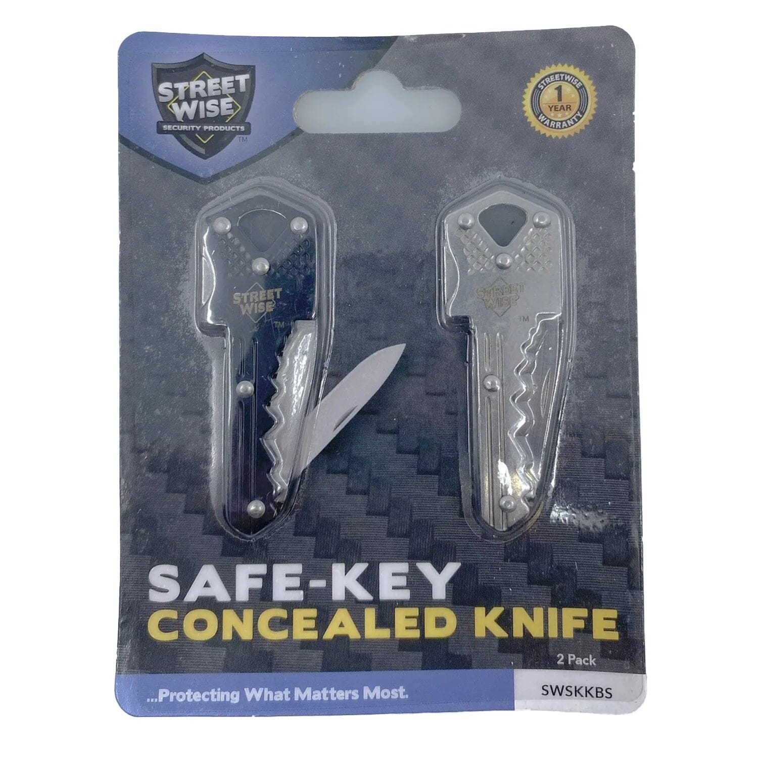 2-Pack: Safe-Key Concealed Knife Cheap Sale Fashionable