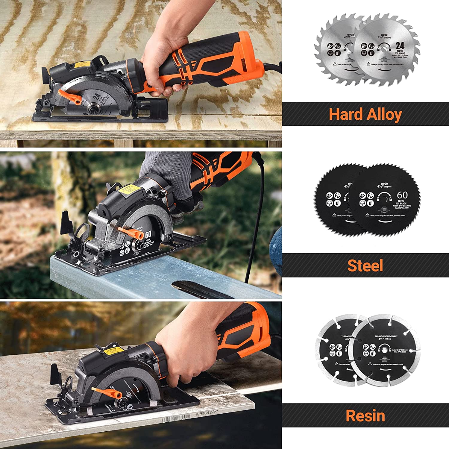 5.8A 3500RPM Mini Circular Saw Visit New Sale Online