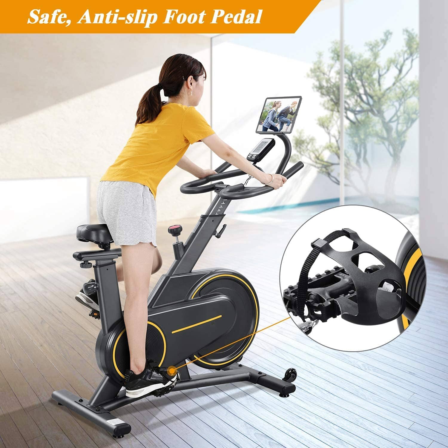 MaxKare Stationary Upright Exercise Bike Discount Best Sale