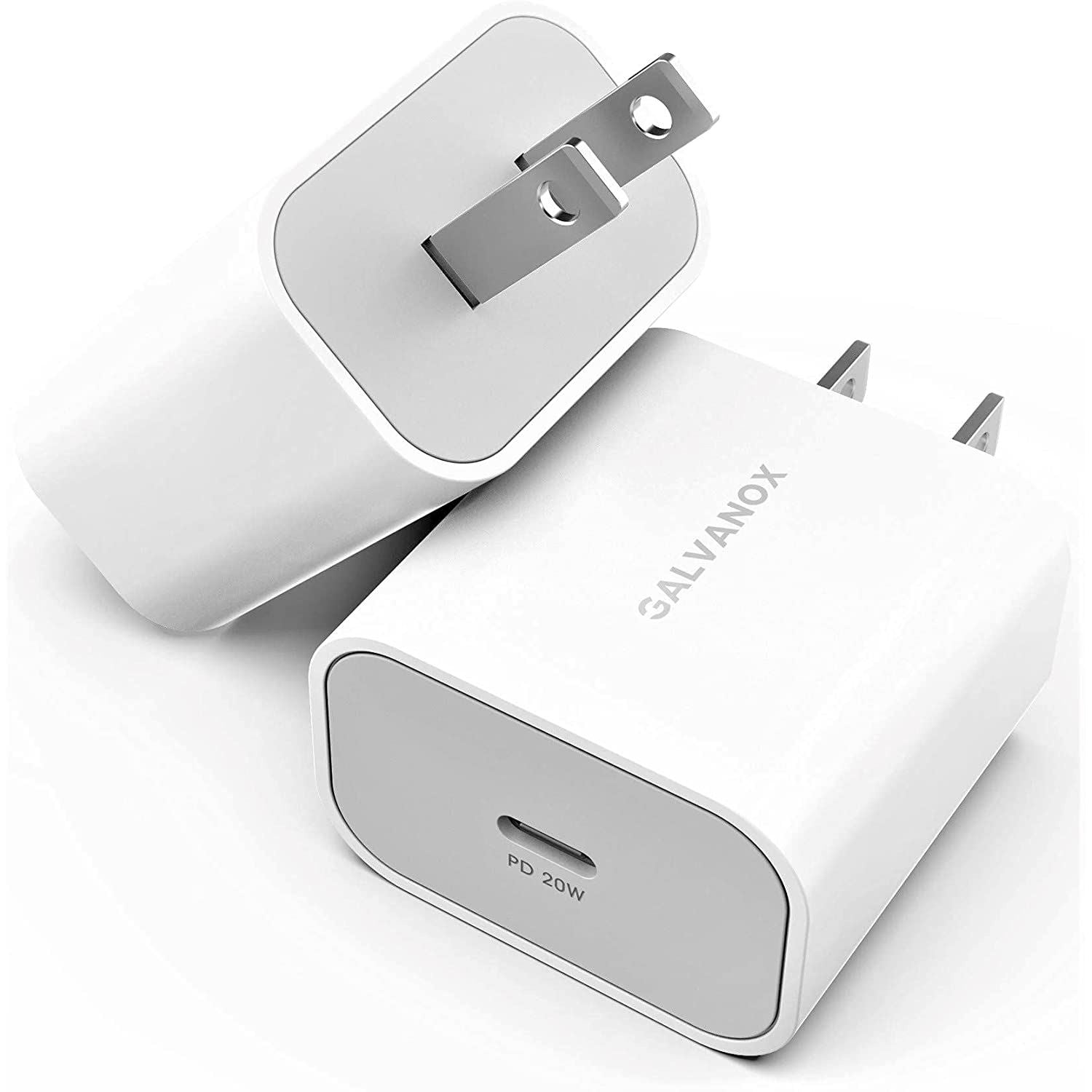 2-Pack: 20W USB-C Wall Charger Plug - Designed for Fast Charging Free Shipping Wholesale Pice