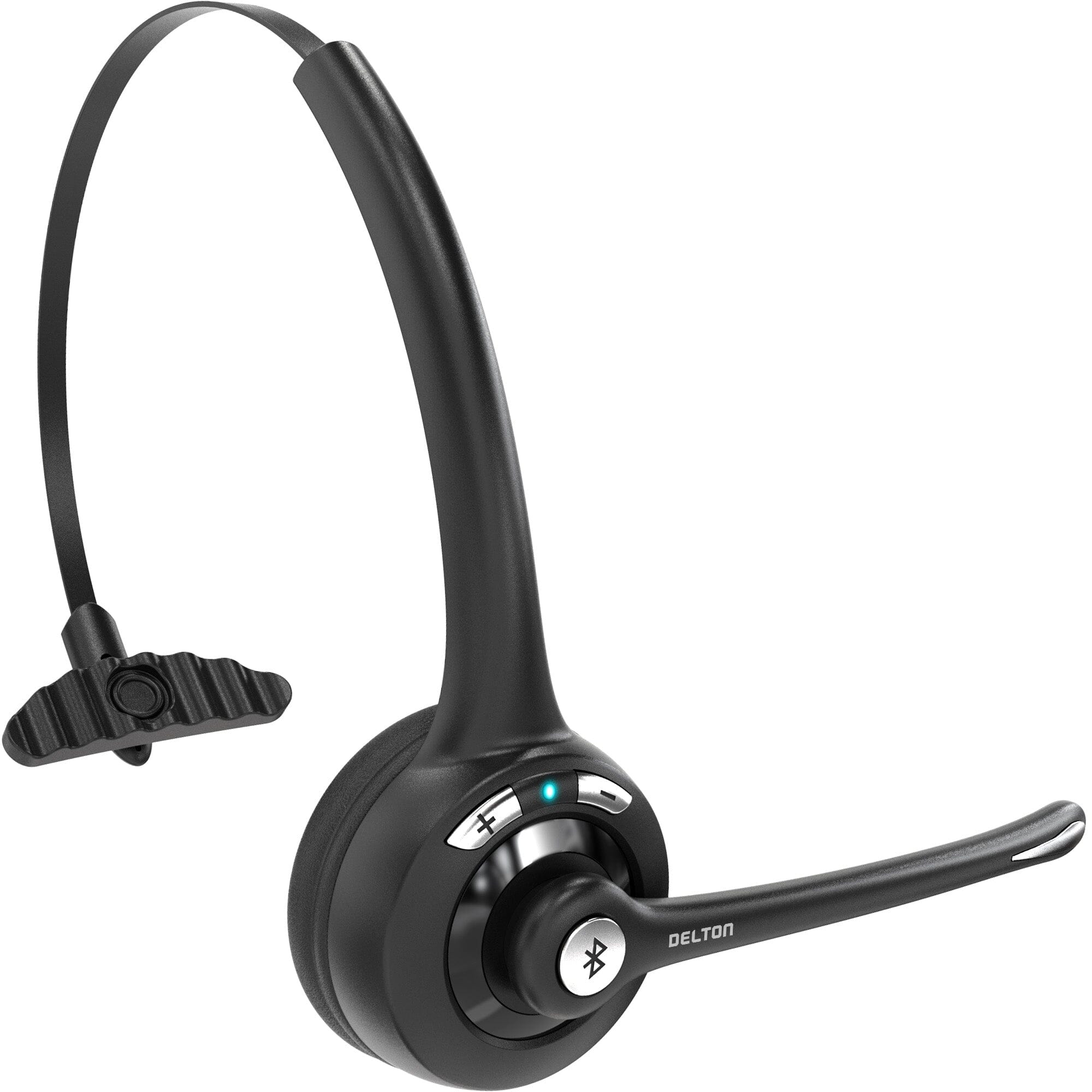 Delton 10X Bluetooth Computer Headset, Over the Head Single Ear Wireless Headset Outlet Get To Buy