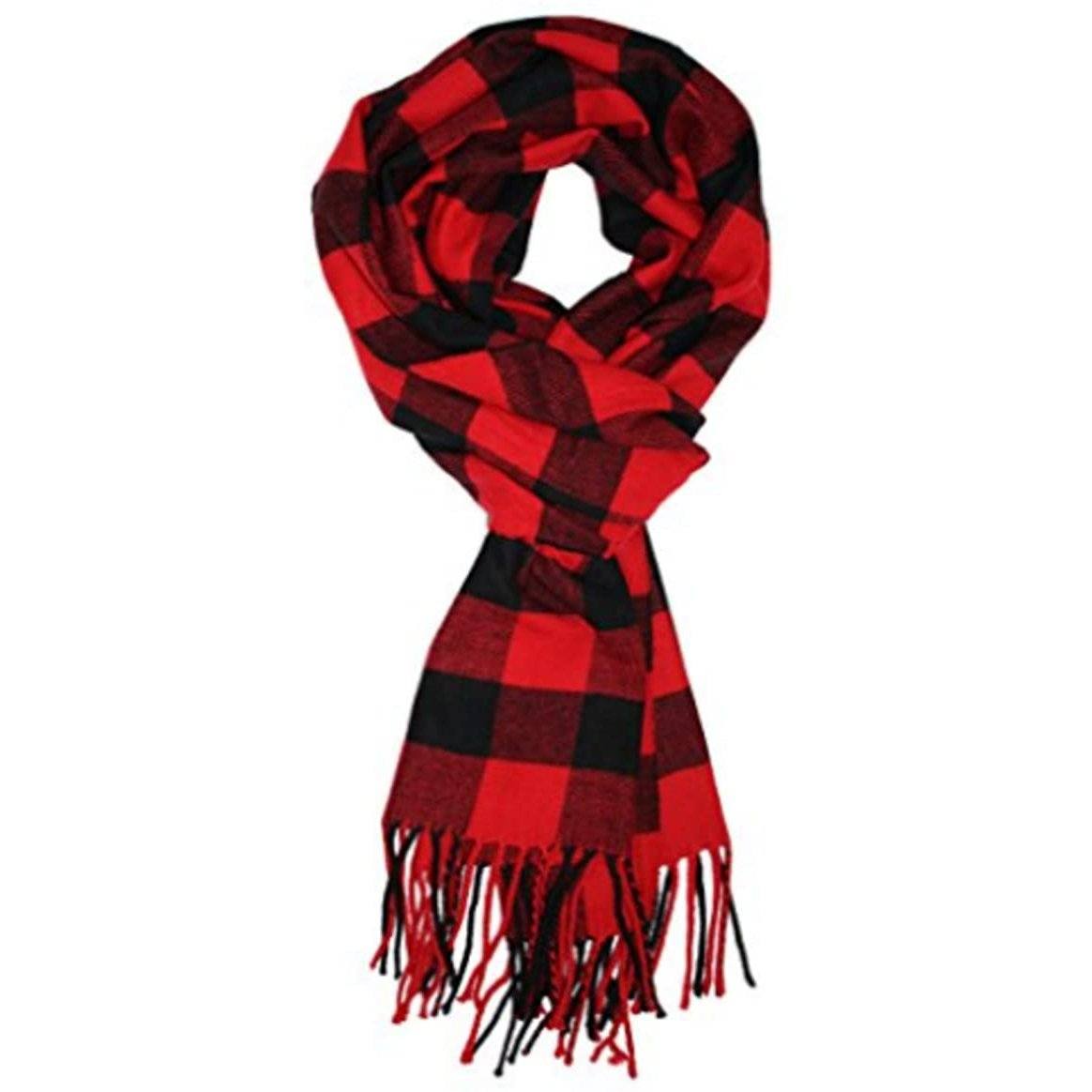 Men's Scarves Classic Arrival Winter Plaid Scarf Tassel Edge Cheap Sale Shop