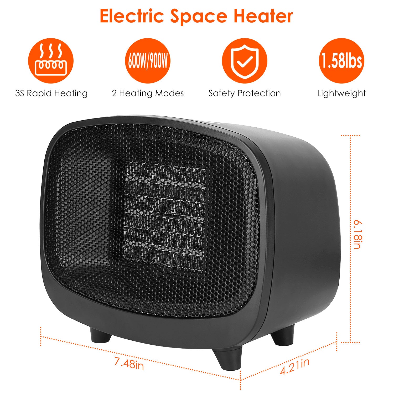 Small Portable Electric Space Heater Buy Online