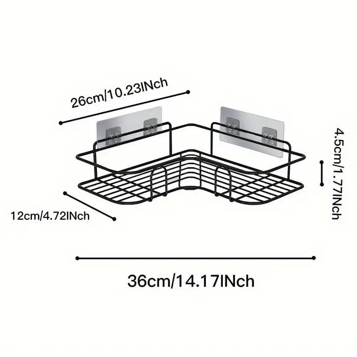 Heavy-Duty Triangle Wall Mounted Shower Caddy Rack Sale Footlocker