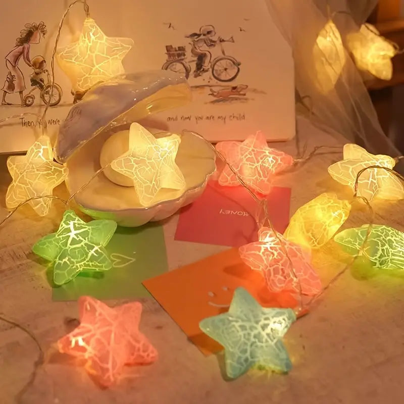 10-Light Crack Star String Lights Outlet Online Shop