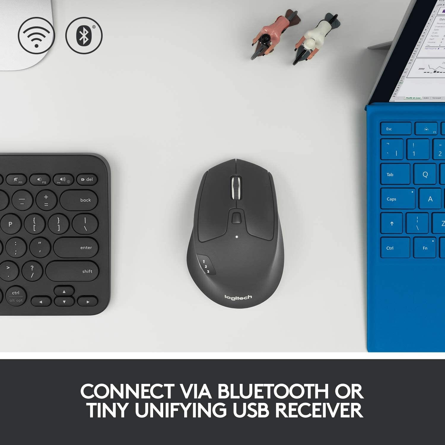 Logitech M720 Wireless Triathlon Mouse with USB Unifying Receiver (Refurbished) Clearance Best Store To Get
