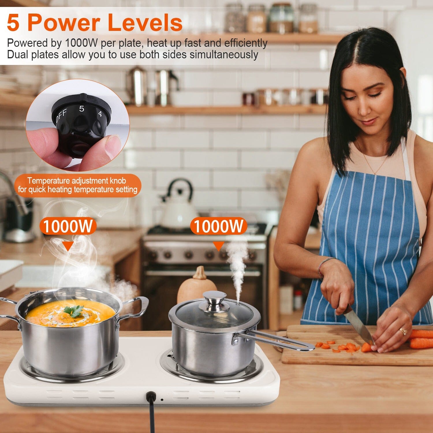 Portable Coil Heating Hot Plate Stove Countertop Manchester Great Sale Online