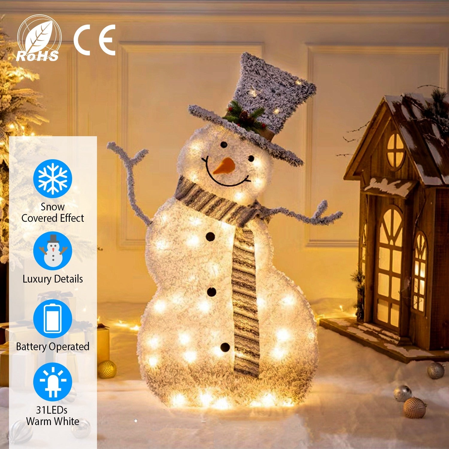 LED Christmas Snowman Decoration Clearance Best