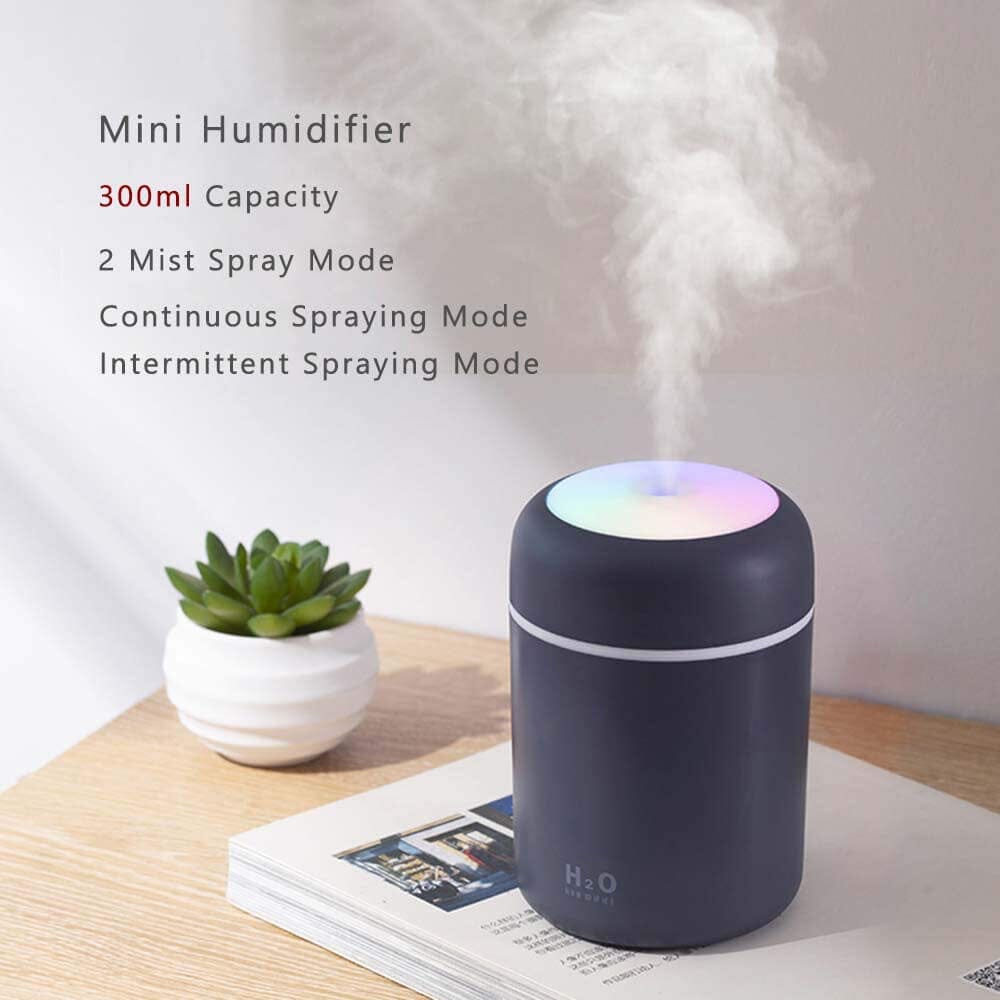 300ml Mini Portable Humidifier Ultra Quiet Aromatherapy Essential Oil Finishline Cheap Online