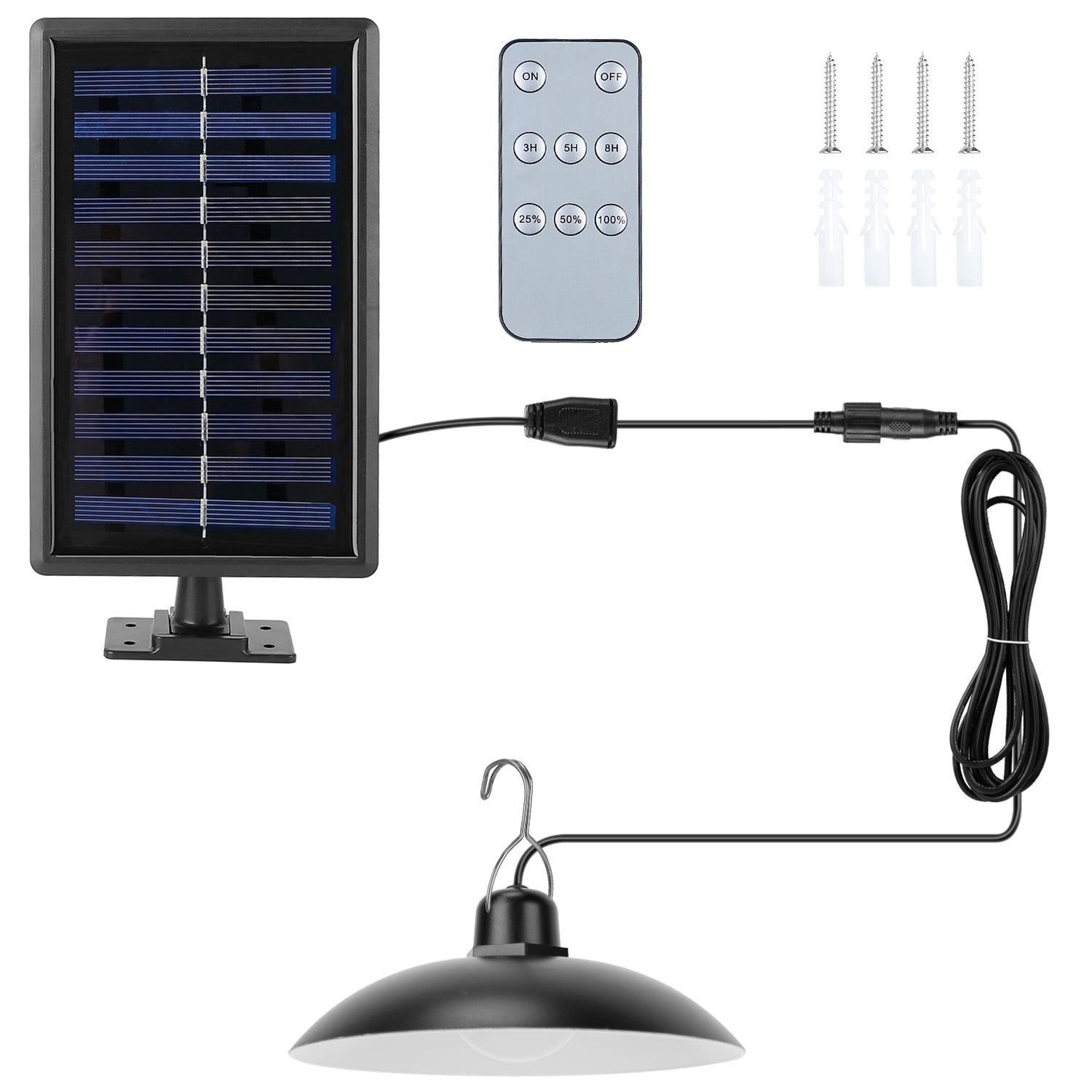 Solar Shed Light Sensor Hanging Lamp Cheap Sale Inexpensive