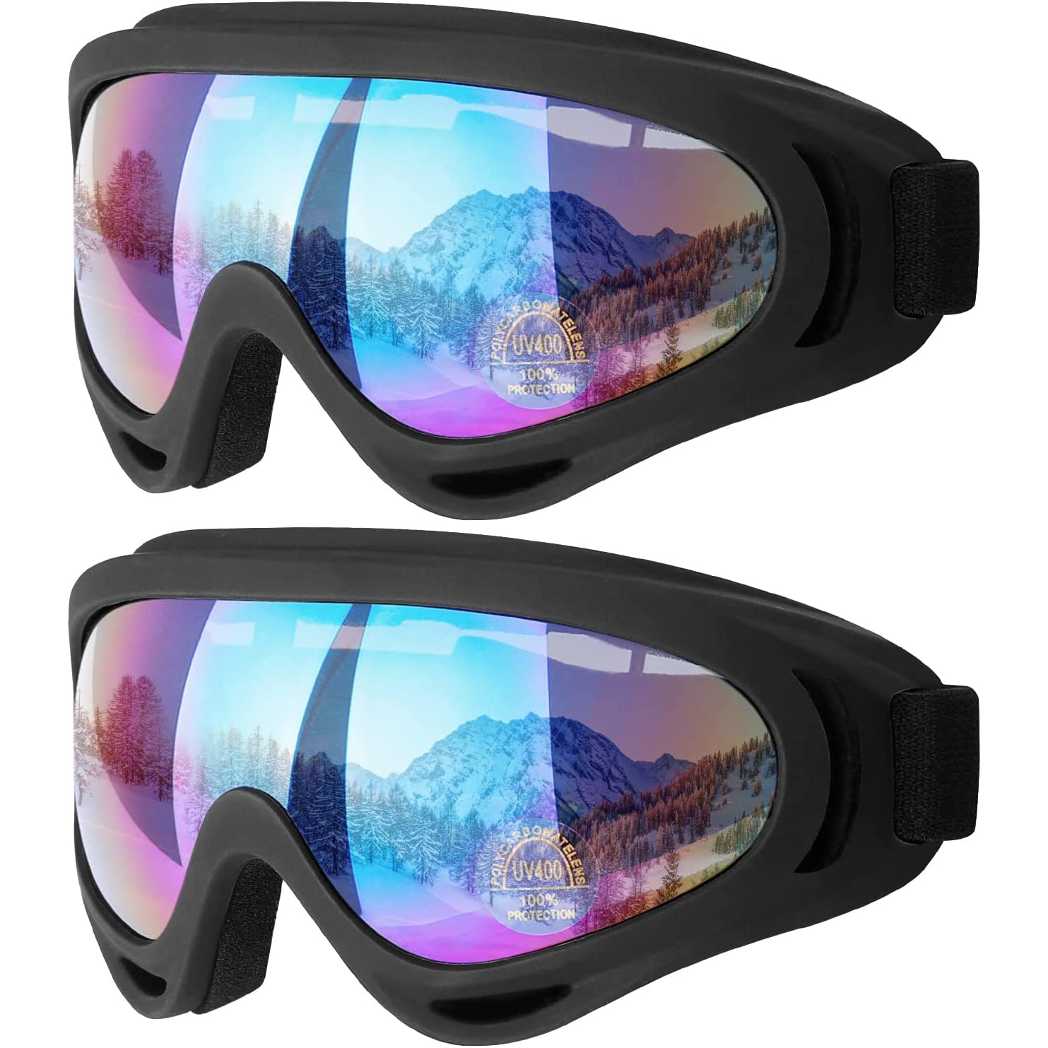 2-Pack: Anti-Scratch Dustproof Sports Goggles Quality Free Shipping Low Pice