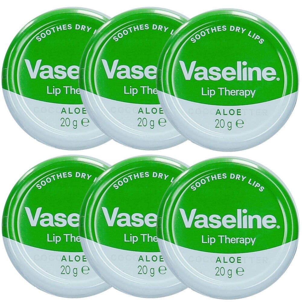 6-Pack: Vaseline Lip Balm 20g/0.705oz Aloe Vera Enjoy Cheap Pice