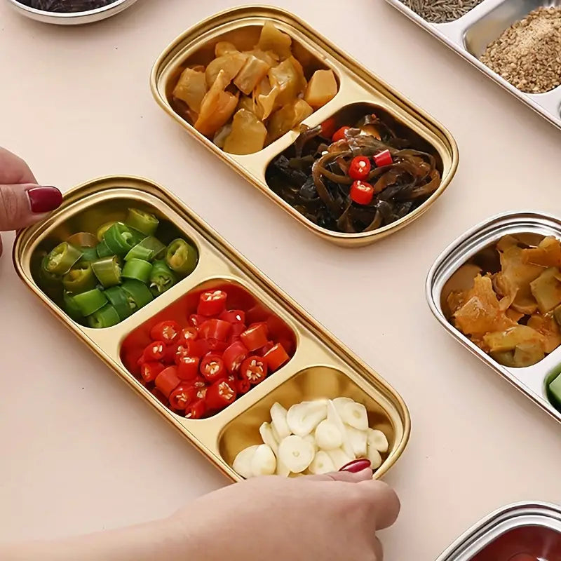 4-Piece Set: Stainless Steel Sauce Dish Discount Big Sale