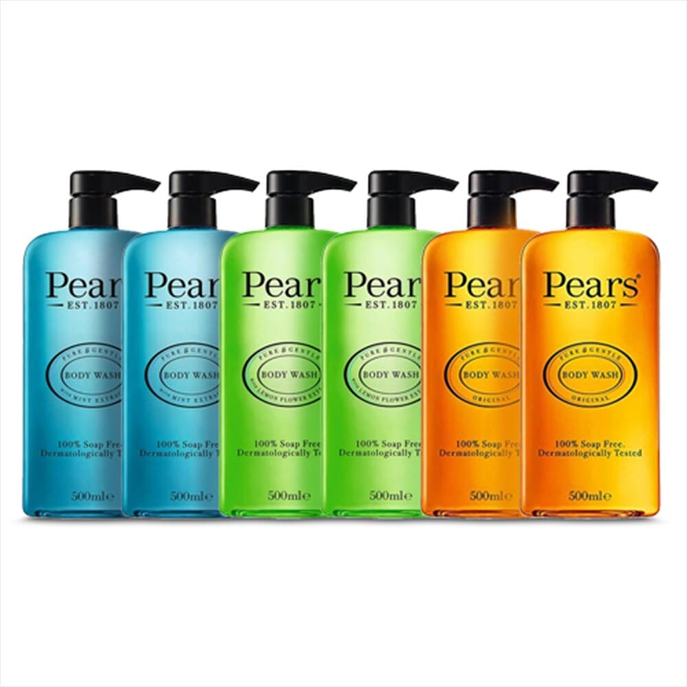 6-Pack: Pears Body Wash Set-500ml Huge Surprise Cheap Pice