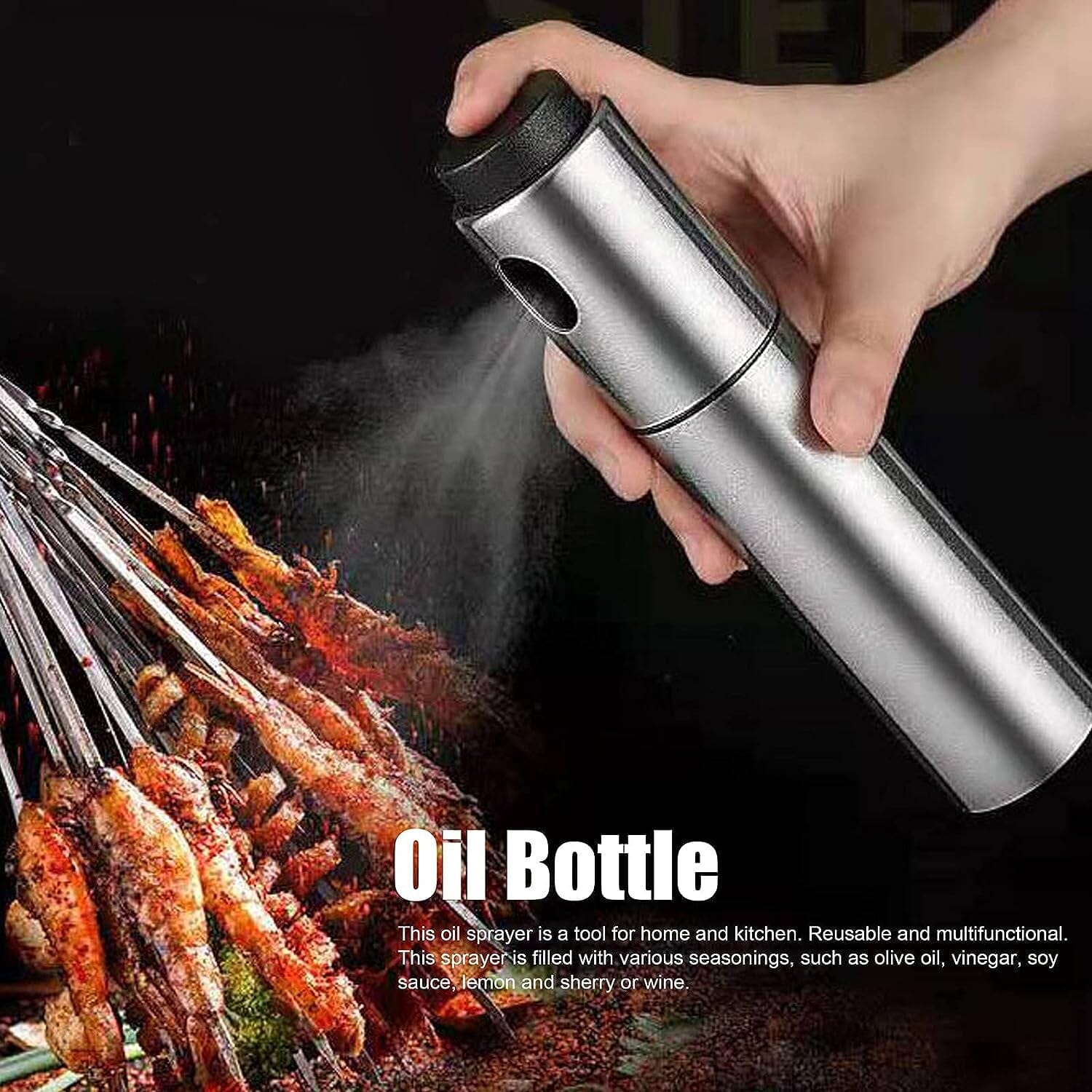 Stainless Steel Sprayer Dispenser, Dressing Spray Grilling Olive Oil Discount Outlet Store