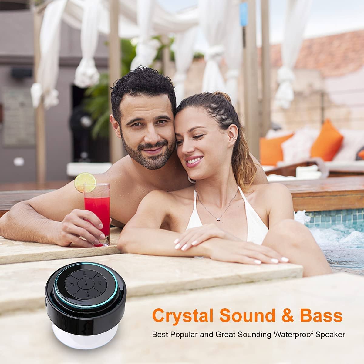 HAISSKY Portable Wireless Waterproof Speaker with FM Radio & Suction Cup Free Shipping Best Place