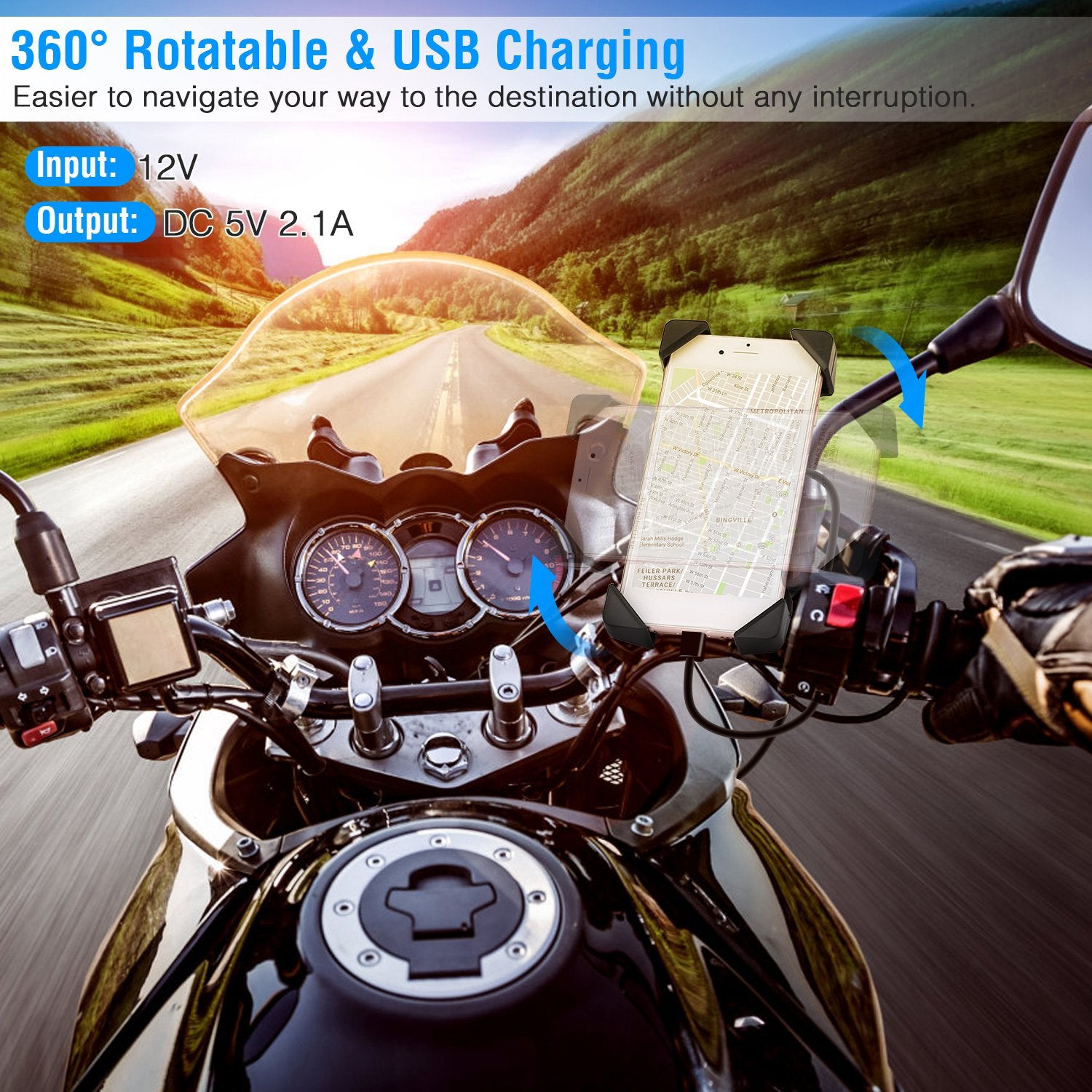 Handlebar Mirror Mobile Phone Holder Clearance Best Store To Get