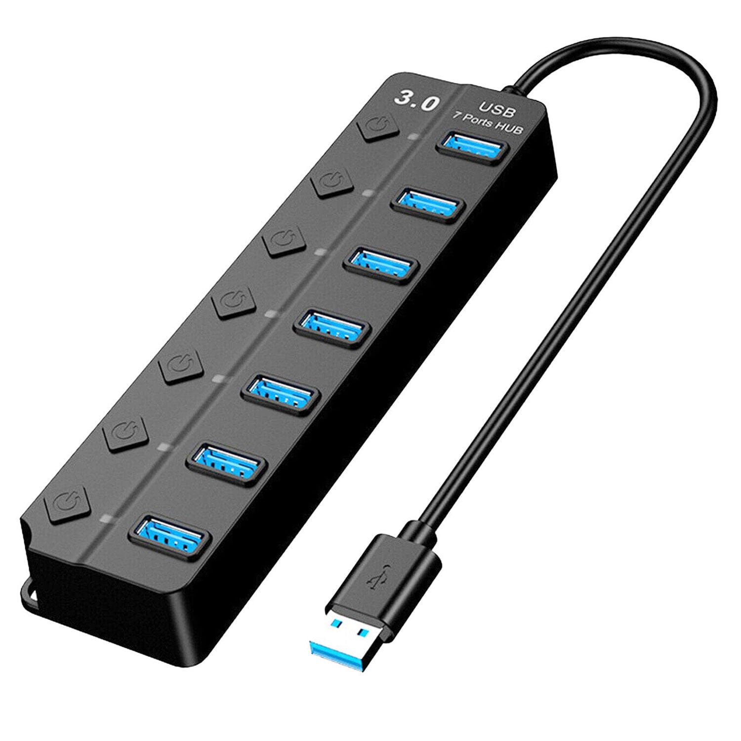 USB 3.0 HUB 7 Ports High Speed 5Gbps USB Splitter Geniue Stockist For Sale