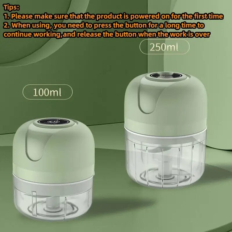 Electric Vegetable Mincer with USB Charging Sast For Sale