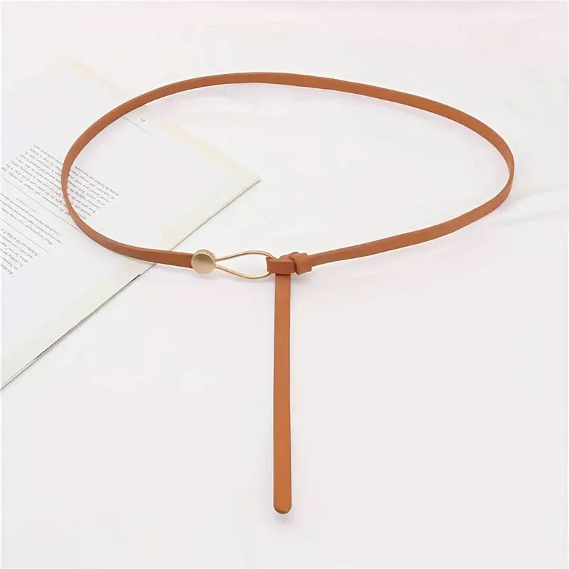 Thin Leather Belt Female Bow Leisure Belts Outlet Reliable