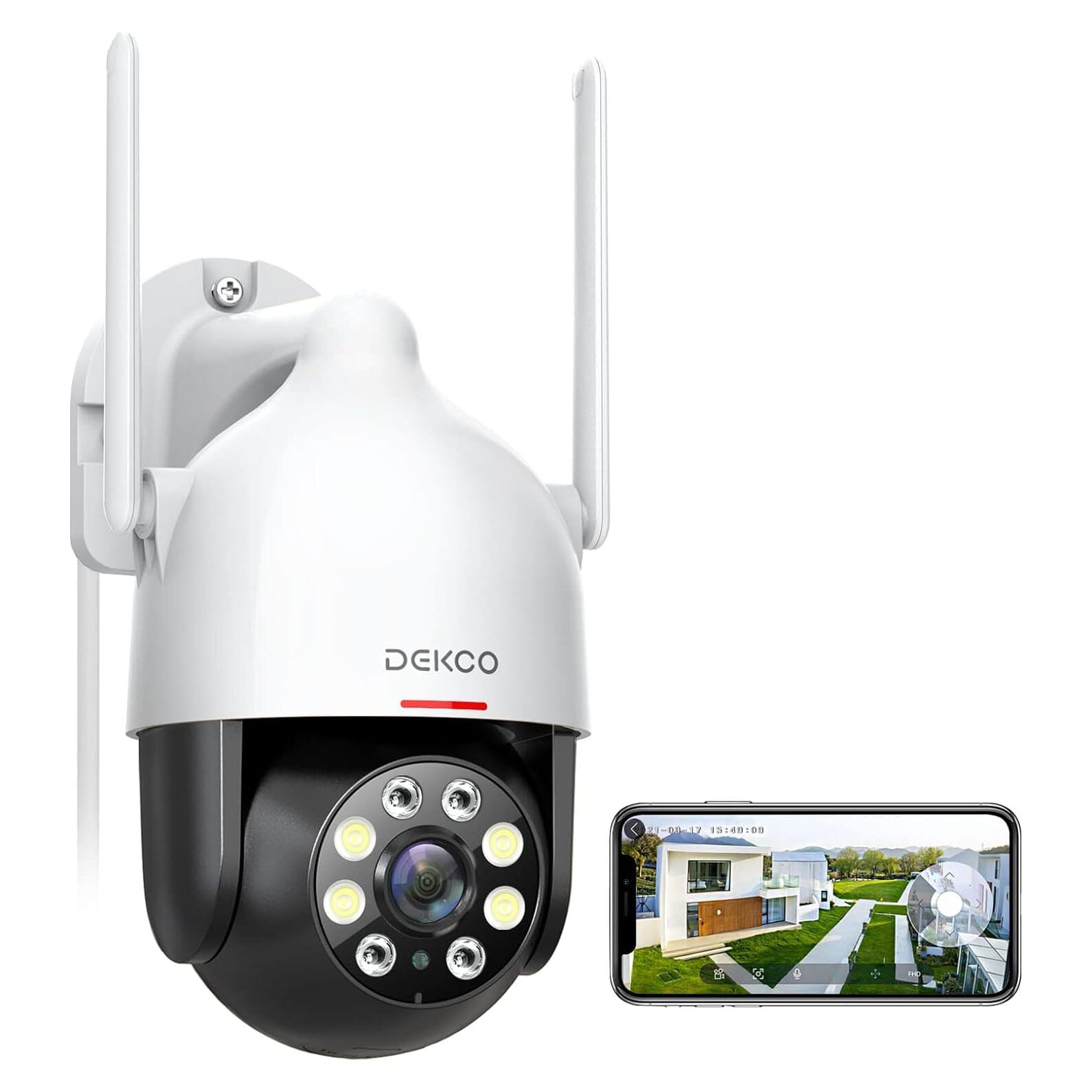 Dekco 2K WiFi Surveillance Security Camera (Refurbished) Buy Cheap Great Deals