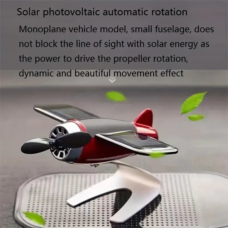 Solar Airplane Creative Car Decoration Real For Sale