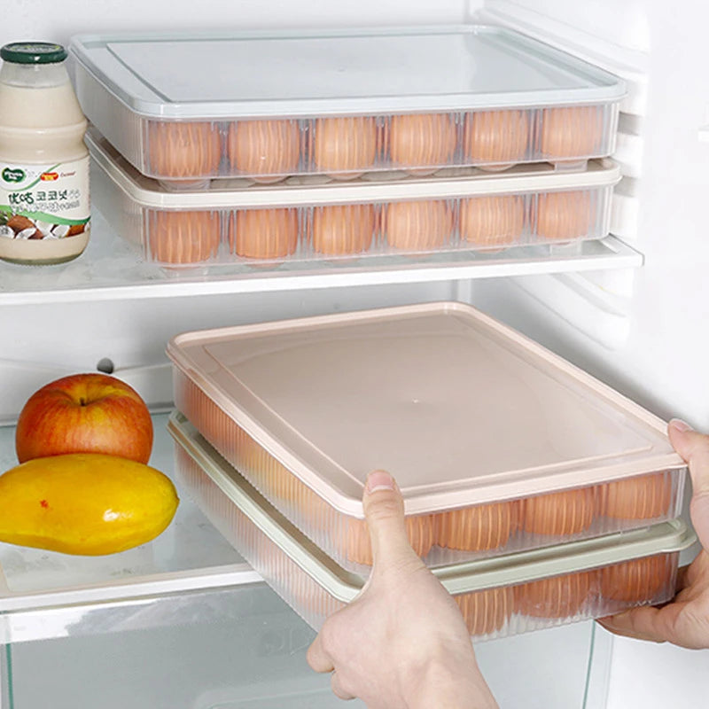 2-Pack: Refrigerator Egg Box Food Preservation Pay With Paypal