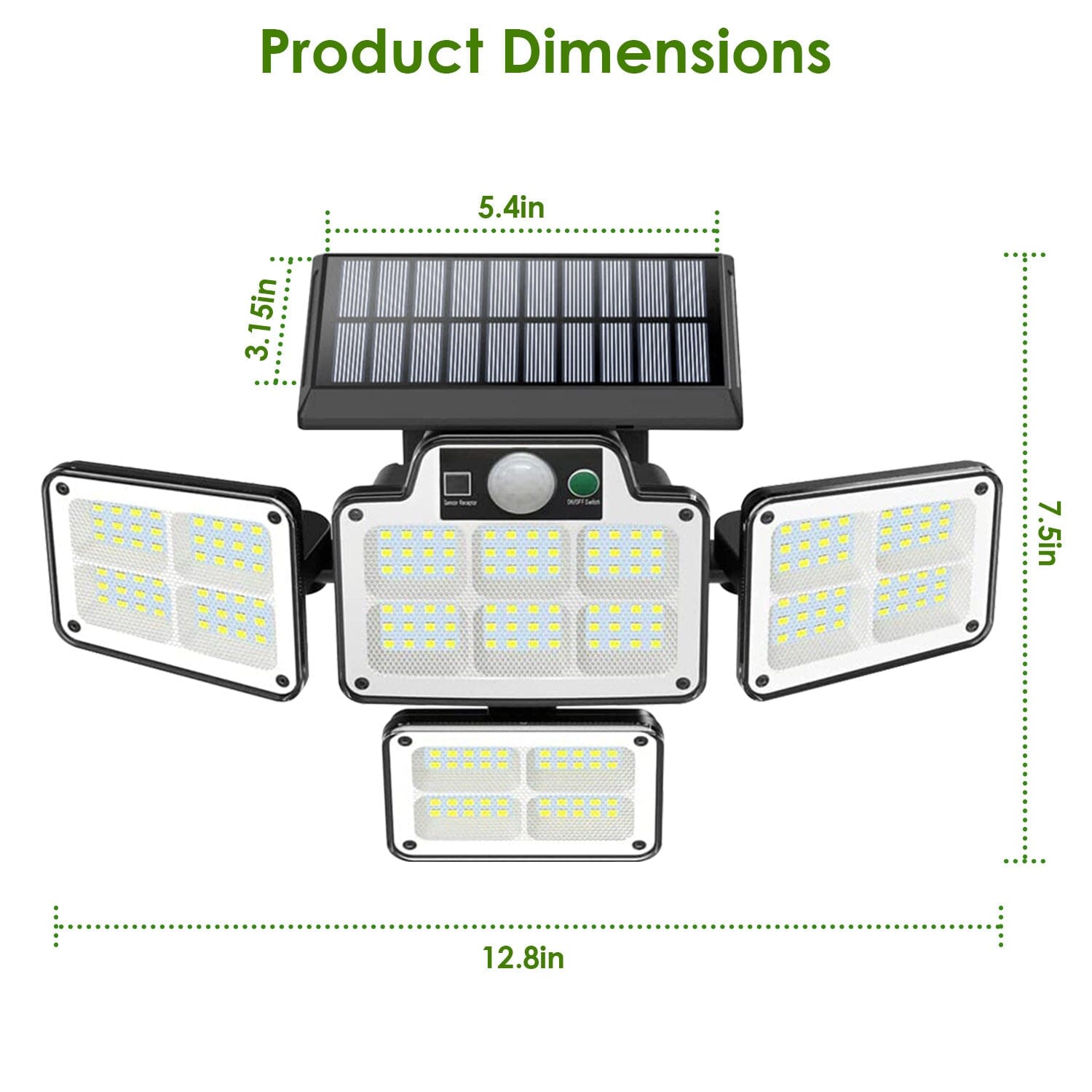 216 LEDs  Solar Outdoor Light Motion Sensor Security Wireless Lamp Discount Big Discount