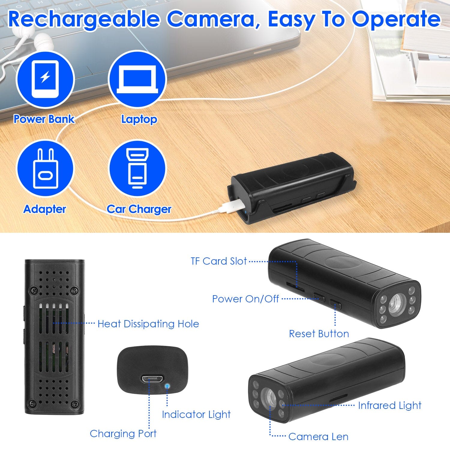 Wireless Camera Reverse Hitch Guide with Flexible Adhesive Base Pay With Paypal